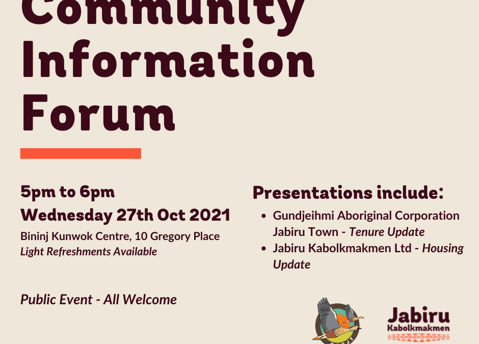 JKL and GACJT to host joint Community Information Forum